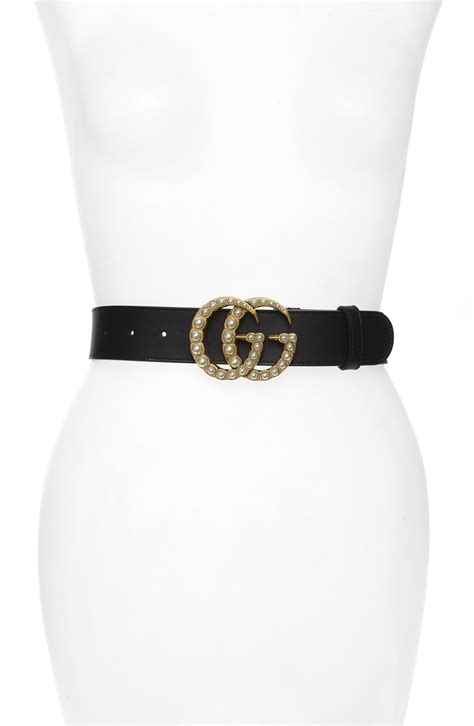 women gucci belt pearl|gucci belt with pearl buckle.